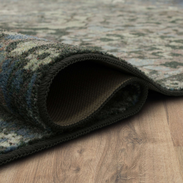 Technicolor Corinne Denim Area Rug