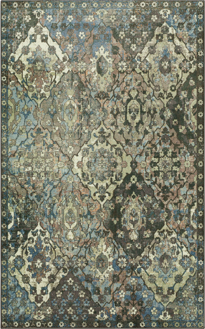 Technicolor Corinne Denim Area Rug