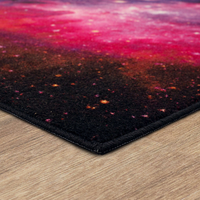 Technicolor Cosmic Majesty Purple Area Rug