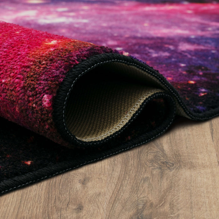 Technicolor Cosmic Majesty Purple Area Rug