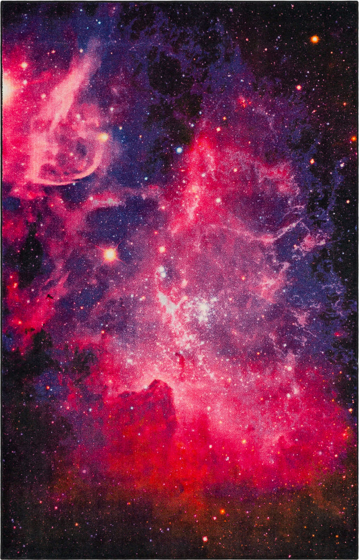 Technicolor Cosmic Majesty Purple Area Rug