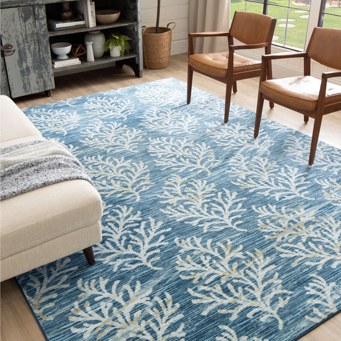 Clemente Blue Area Rug