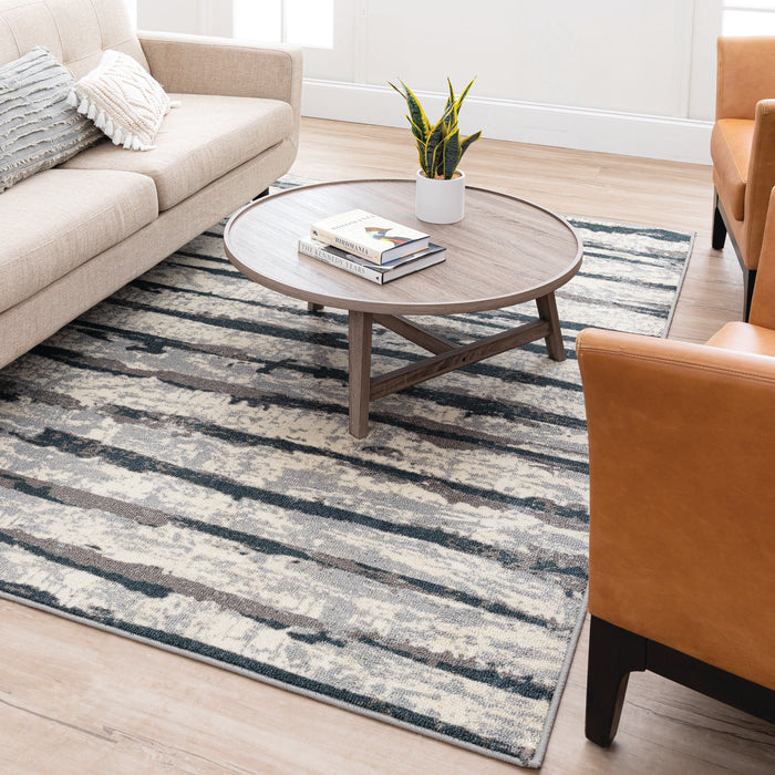 Somerset Stripe Neutral Area Rug