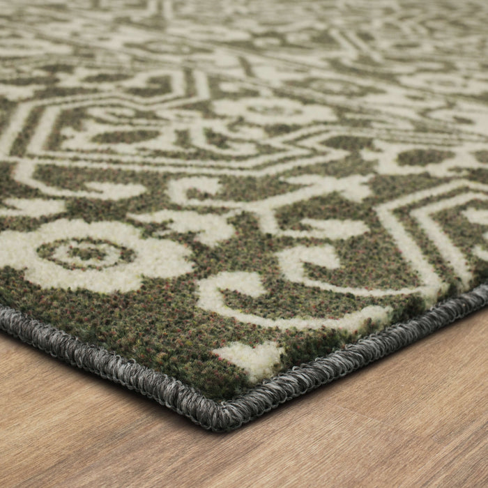 Technicolor Hemingway Gray & White Area Rug