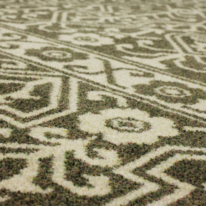Technicolor Hemingway Gray & White Area Rug