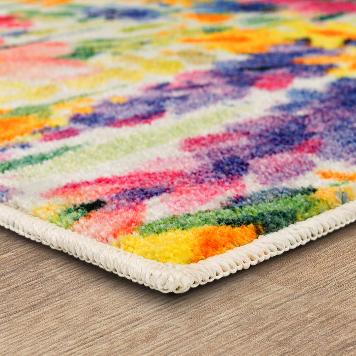 Blooming Bouquet Multicolor Accent Rug