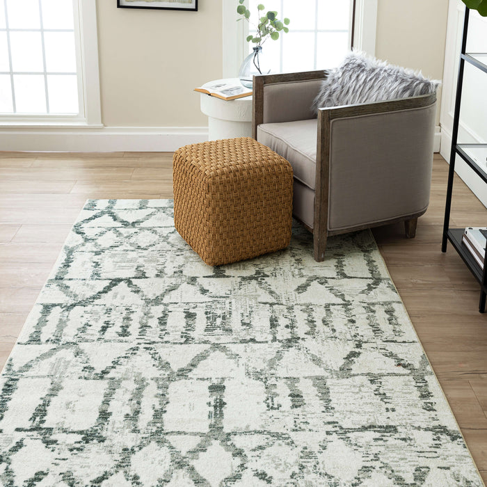 Technicolor Stell Grey Area Rug