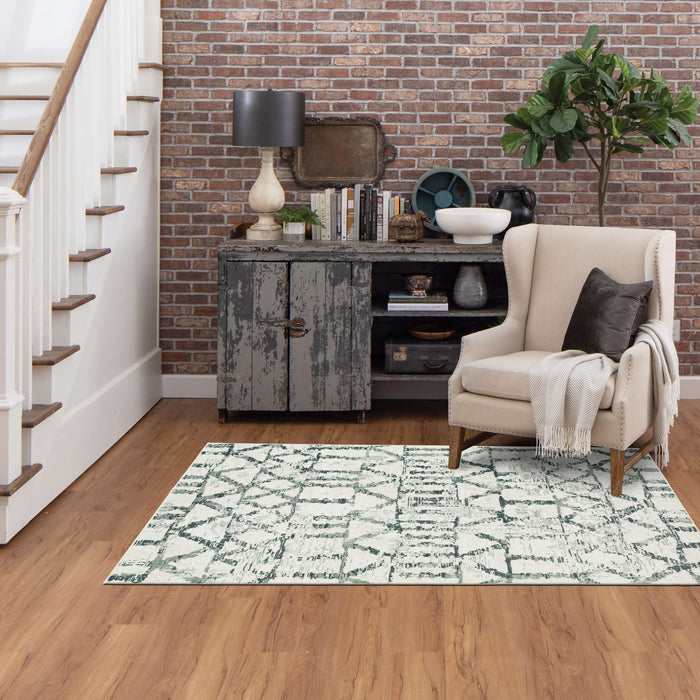 Technicolor Stell Grey Area Rug