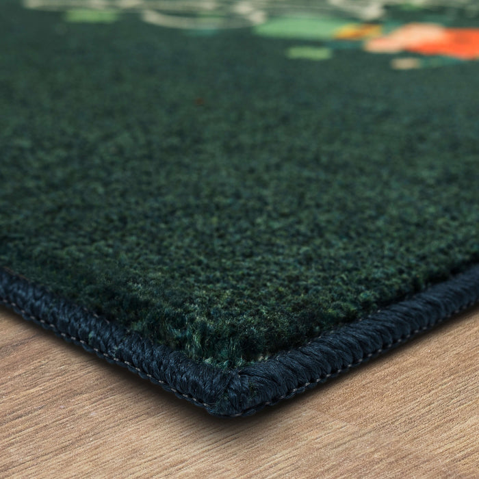 St. Patrick's Day Cheers Green Accent Rug