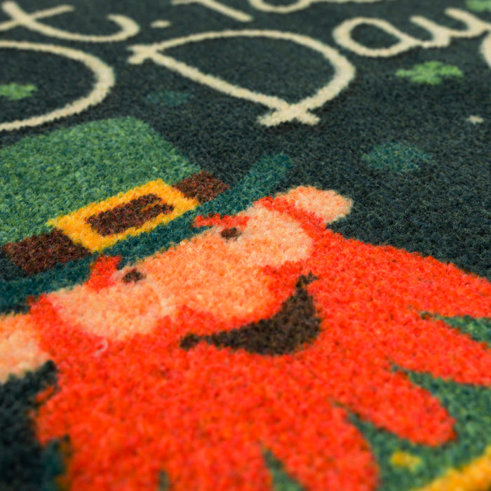 St. Patrick's Day Cheers Green Accent Rug