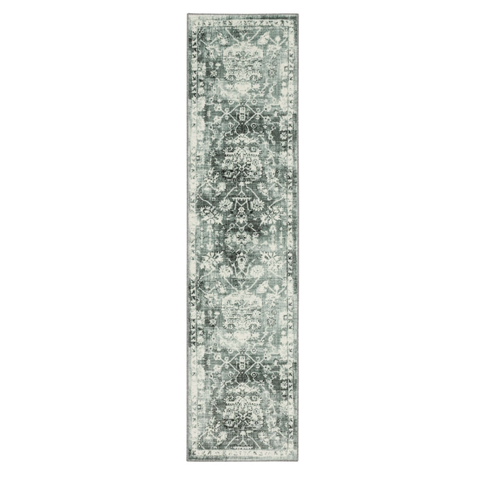 Technicolor Lantana Gray Area Rug