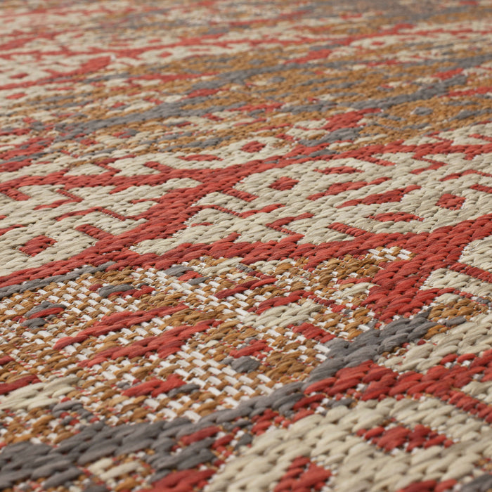 Jackson Distressed Ikat Spice Area Rug