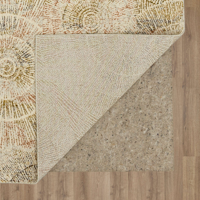 Karastan Omni Starburst Yellow Area Rug