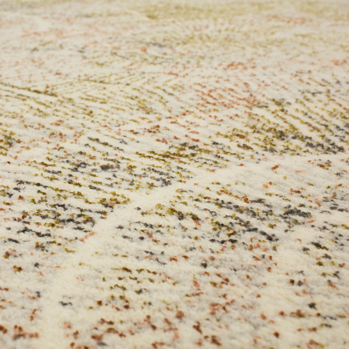 Karastan Omni Starburst Yellow Area Rug