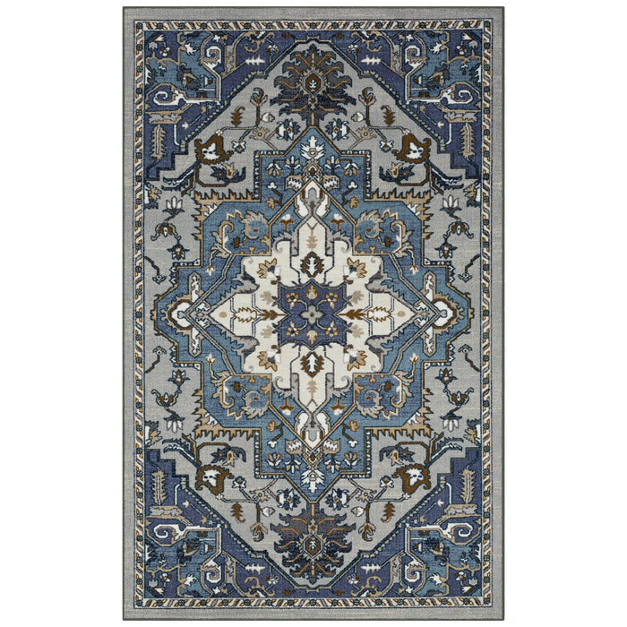 Caroline Medium Blue Area Rug