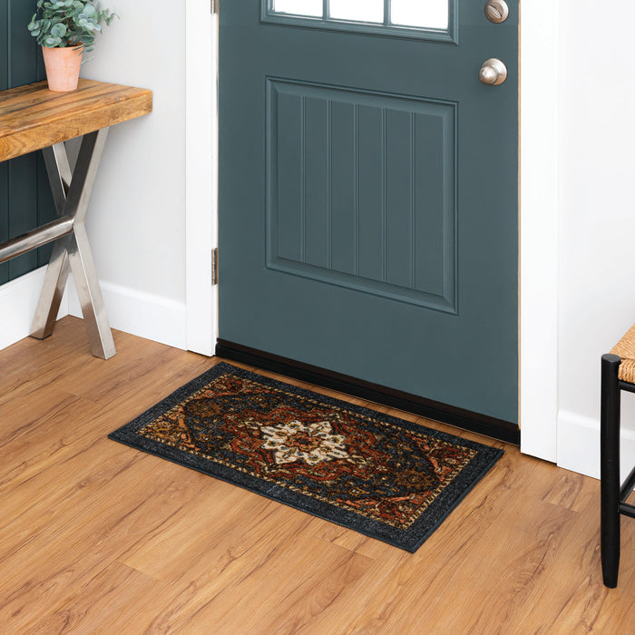 Caroline Navy Area Rug