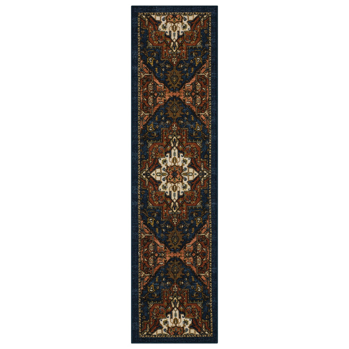 Caroline Navy Area Rug