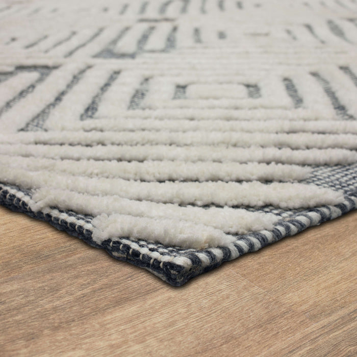 Karastan Sirocco By Drew & Jonathan Home Tipaza Black/White Area Rug