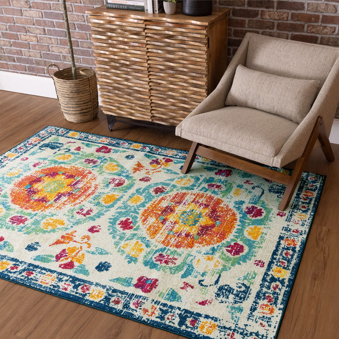 Mira Navy Area Rug