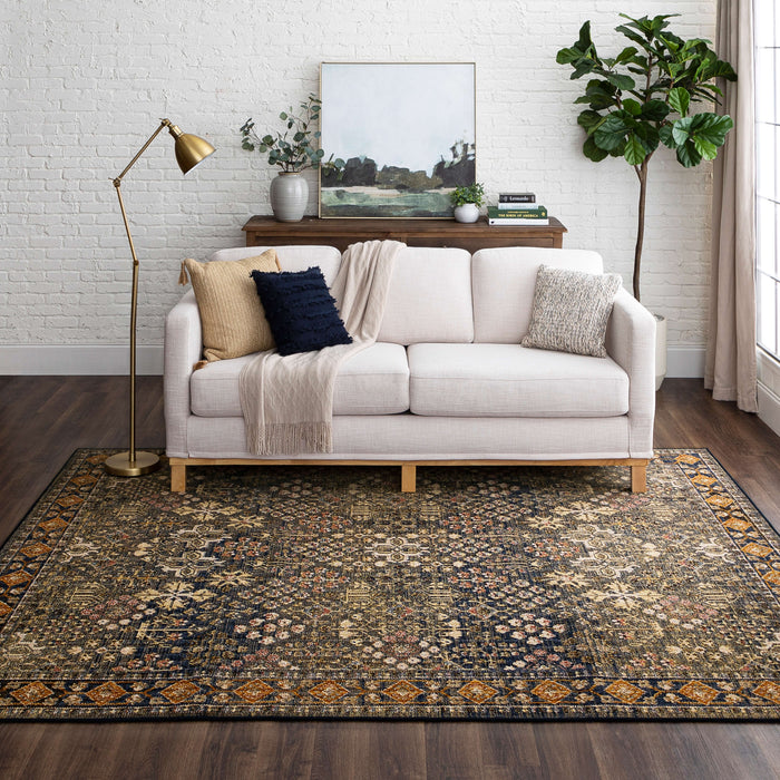 Karastan Bedouin Topkhana Navy Area Rug