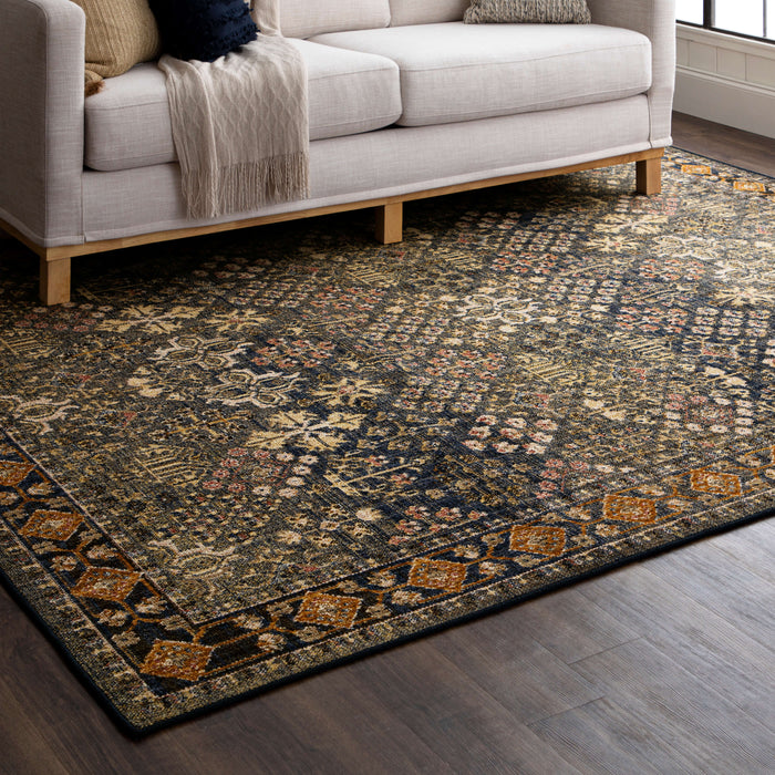 Karastan Bedouin Topkhana Navy Area Rug