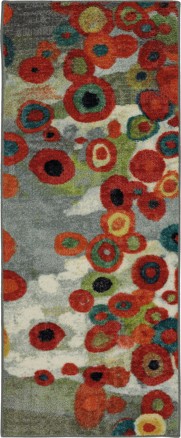 Acropolis Monfort Gray & Orange Area Rug