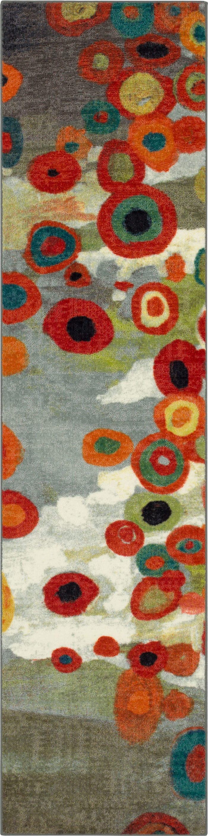 Acropolis Monfort Gray & Orange Area Rug