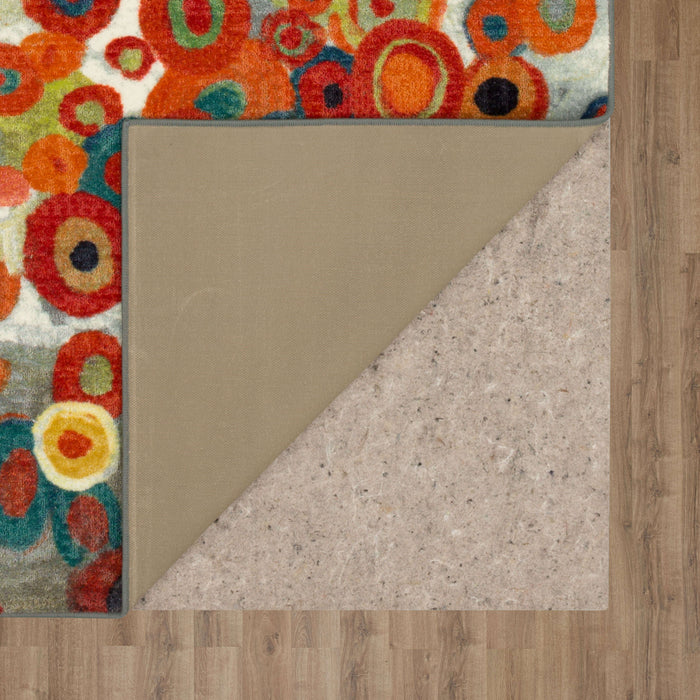 Acropolis Monfort Gray & Orange Area Rug