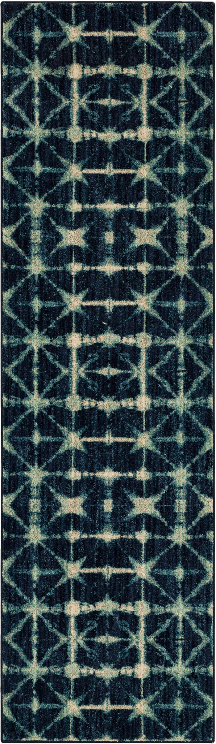 Karastan Expressions Triangle Accordion Indigo by Scott Living