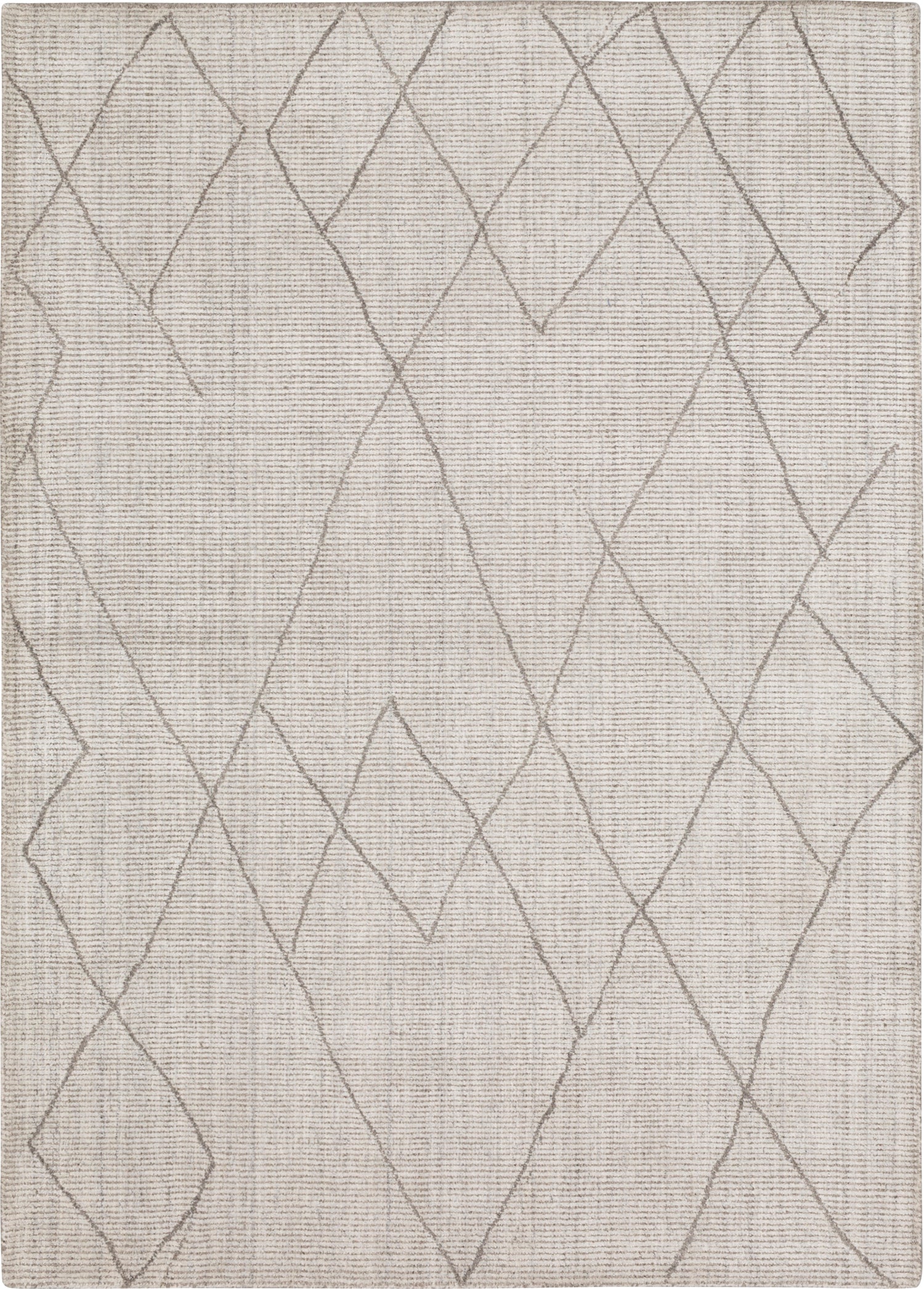 Karastan Tangier Tribal Diamond Silver Area Rug