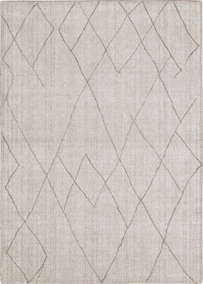 Karastan Tangier Tribal Diamond Silver Area Rug