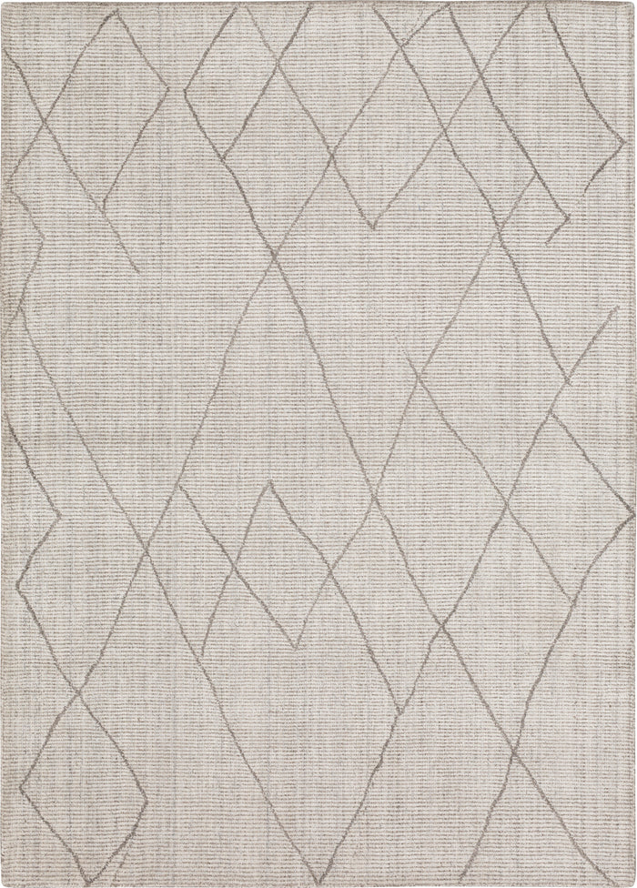 Karastan Tangier Tribal Diamond Silver Area Rug