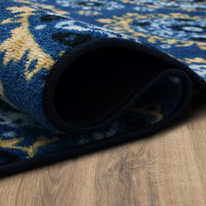 Technicolor Maren Medium Blue Area Rug