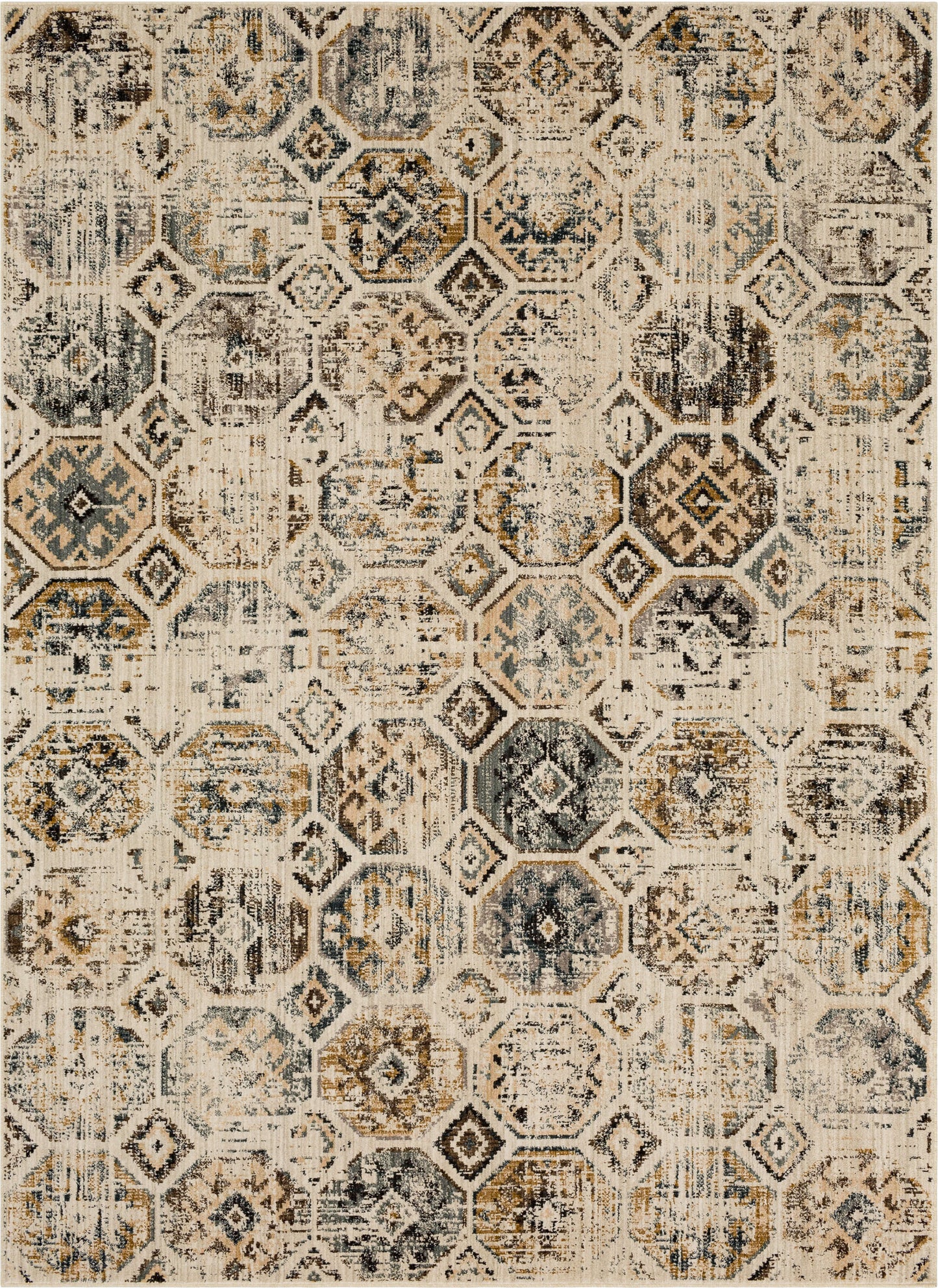 Karastan Elements Tunis Beige Area Rug