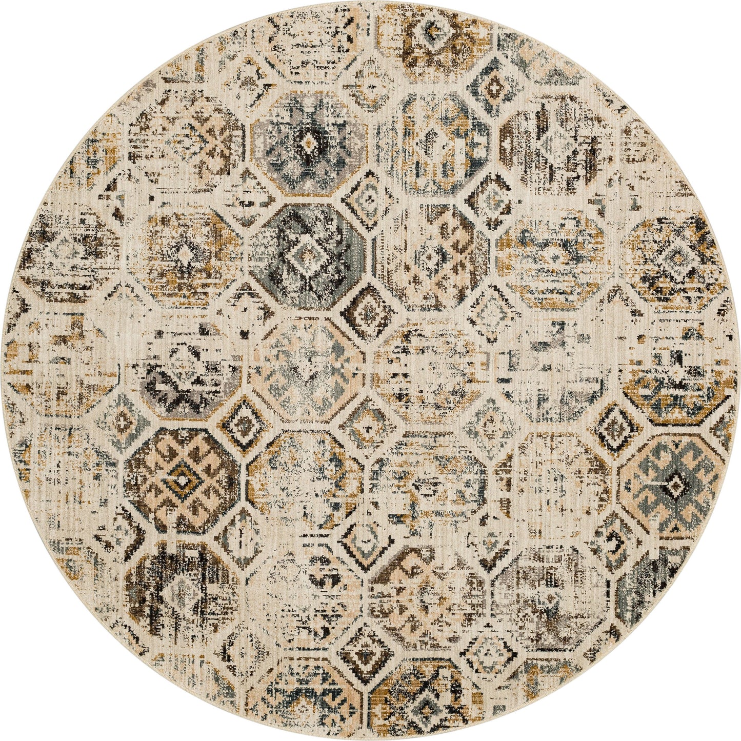 Karastan Elements Tunis Beige Area Rug