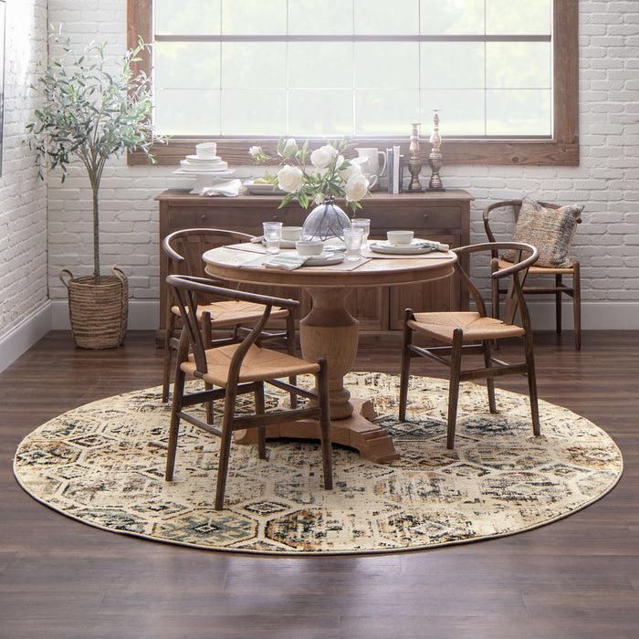 Karastan Elements Tunis Beige Area Rug