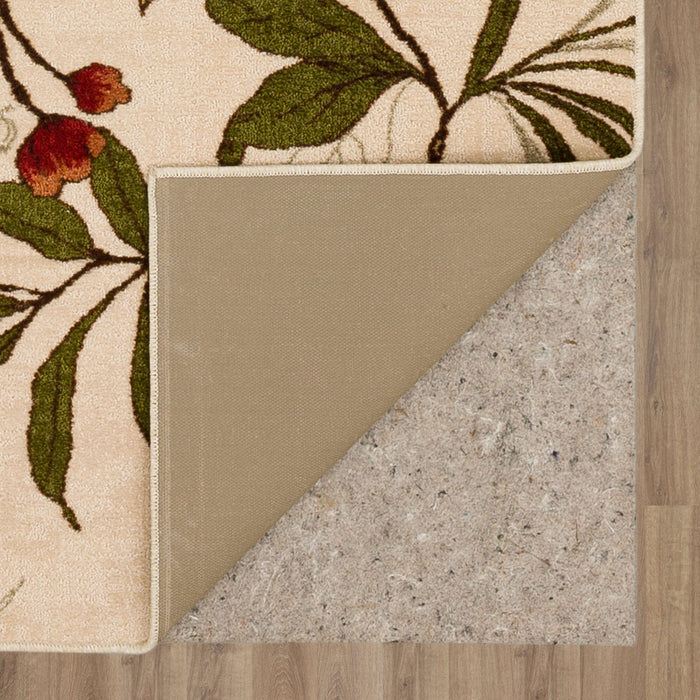 Acropolis Peony White & Green Area Rug