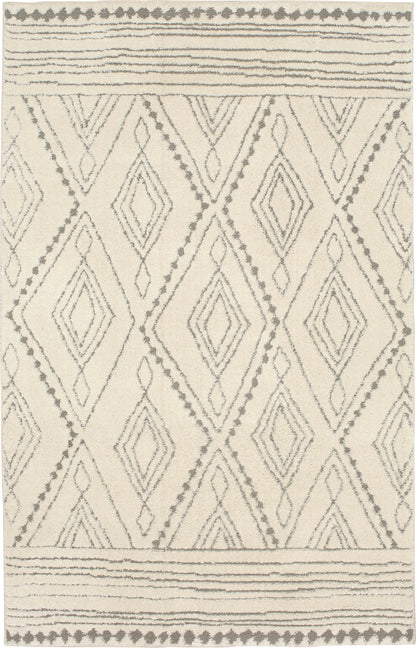 Brizo Woodland White & Gray Area Rug