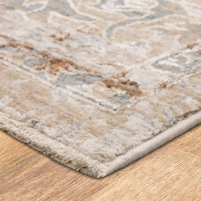 Karastan Solitude Via Salaria Cream Beige Area Rug