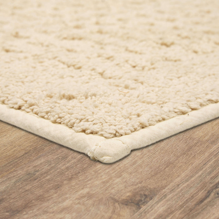 Kingston White Bath Mat