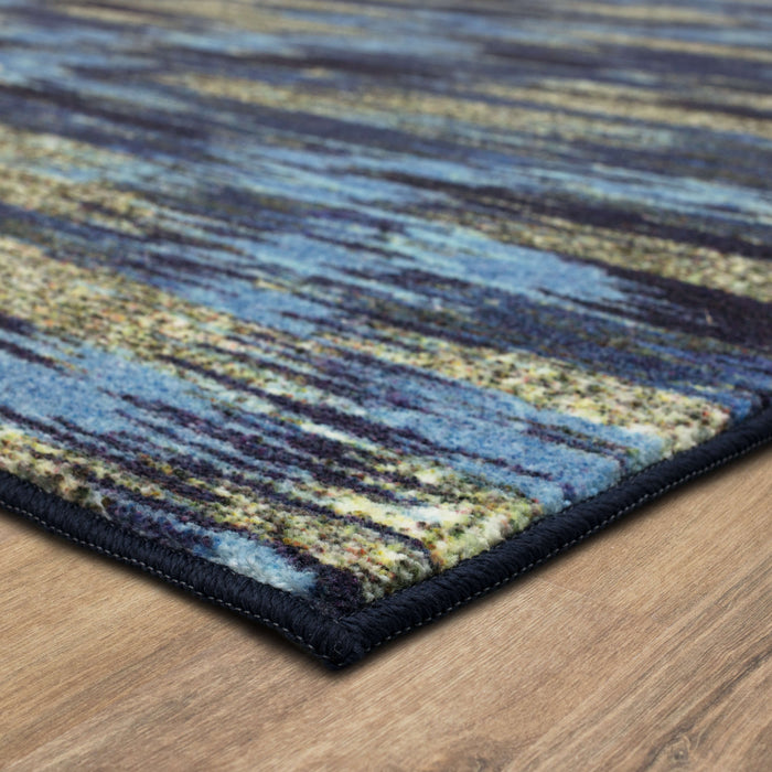 Technicolor Eaton Blue Area Rug