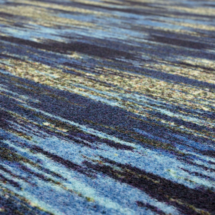 Technicolor Eaton Blue Area Rug