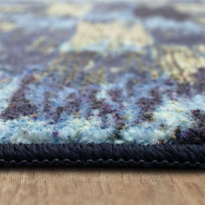 Technicolor Eaton Blue Area Rug
