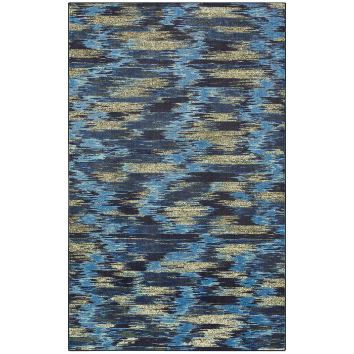 Technicolor Eaton Blue Area Rug