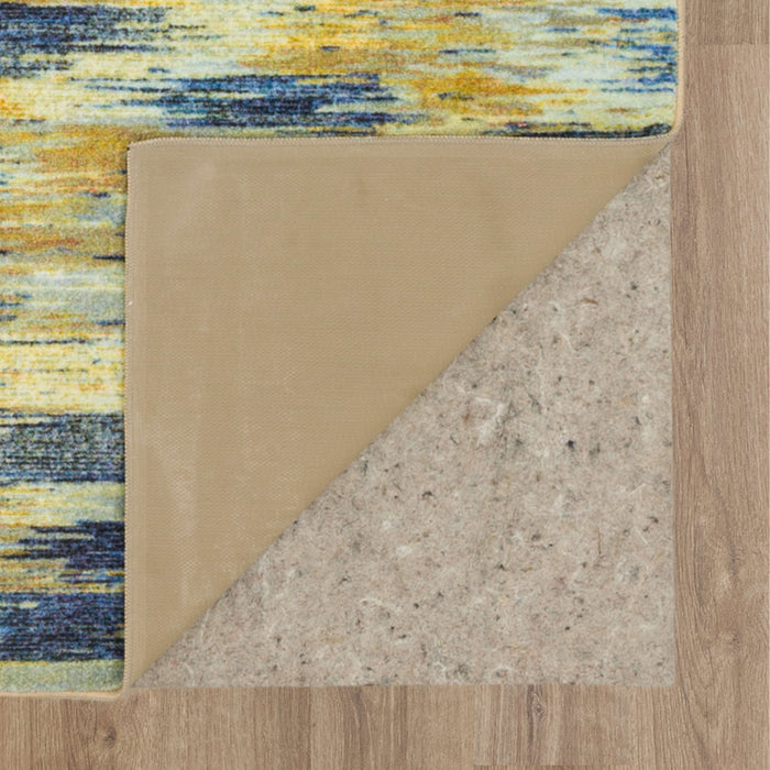Technicolor Eaton Brown & Blue Area Rug