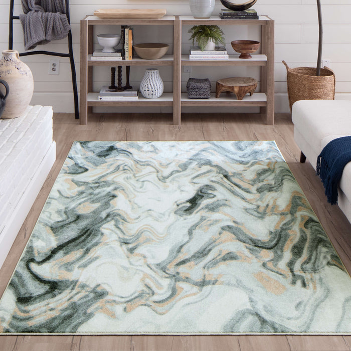 Technicolor Color Crush Blush Area Rug