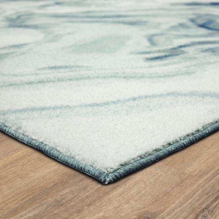 Techinicolor Color Crush Medium Blue Area Rug