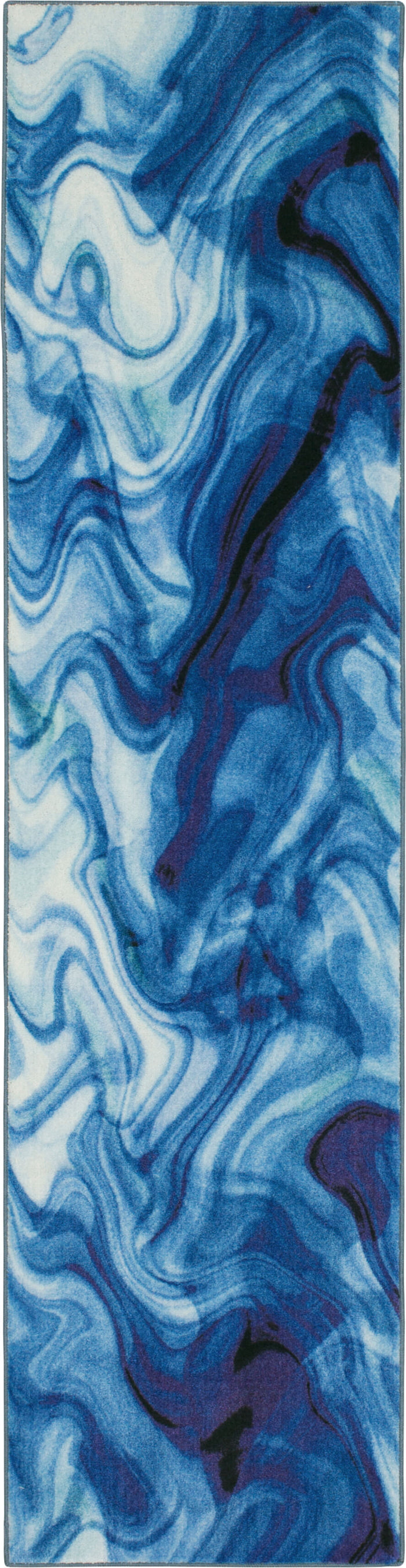 Technicolor Color Crush Blue Area Rug