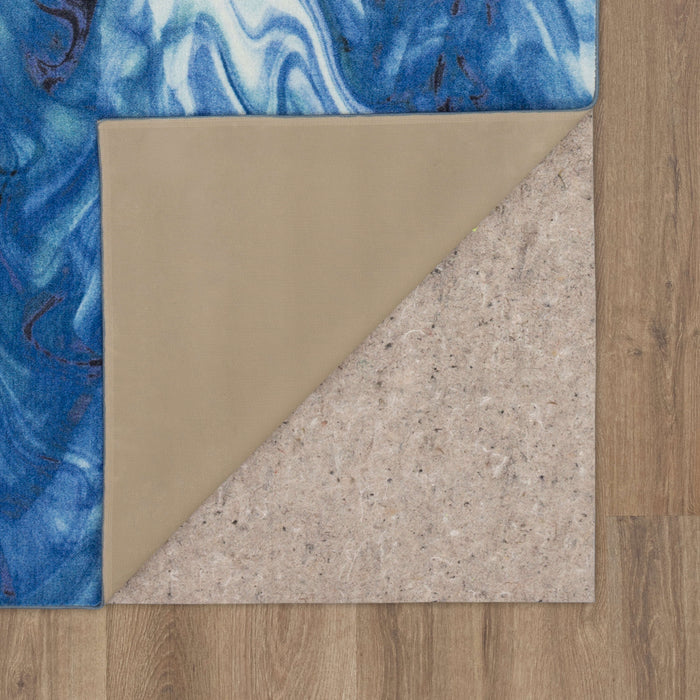 Technicolor Color Crush Blue Area Rug