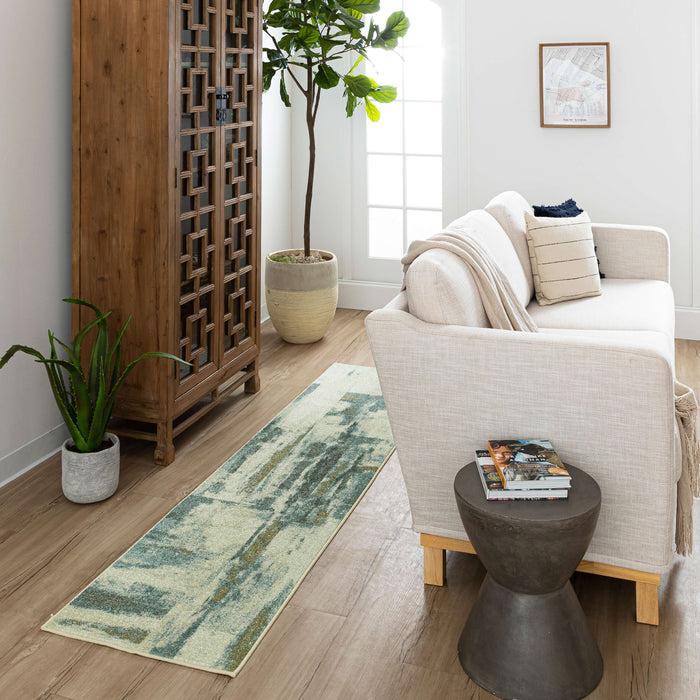 Technicolor Weatherly Cream Area Rug